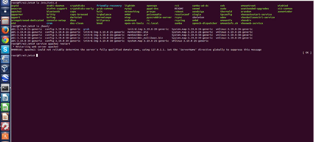Server administration